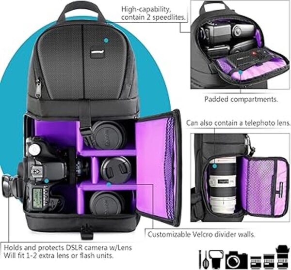 Neewer Bolsa de almacenamiento profesional para cámara_2