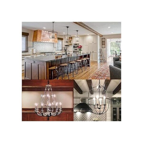 Modvera Lighting Bombilla de candelabro LED igual de 25