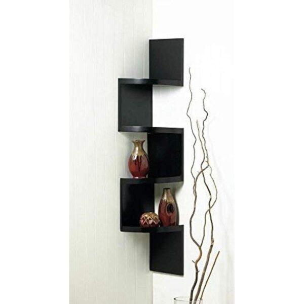 OneSpace Estantería de pared con 5 niveles color negro_3