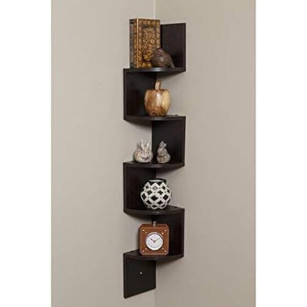 OneSpace Estantería de pared con 5 niveles color negro_4
