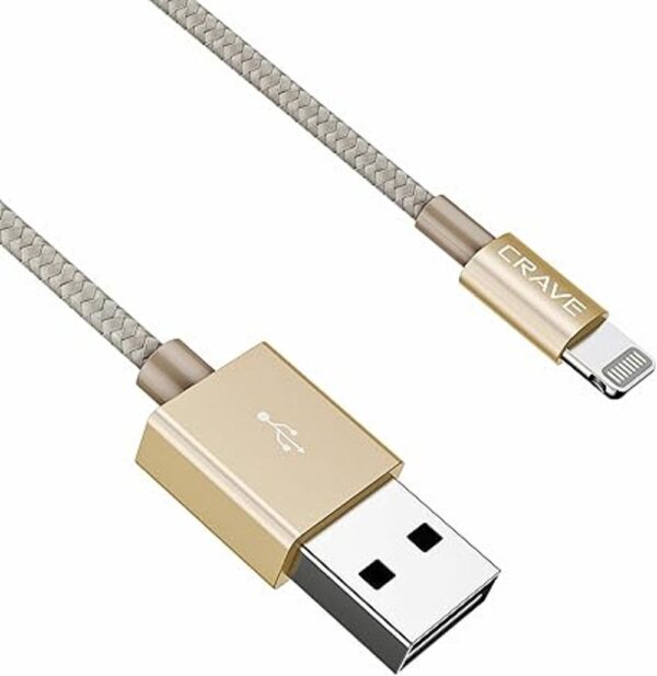 Crave Apple MFI Certified Lightning to USB Cable Cable_4