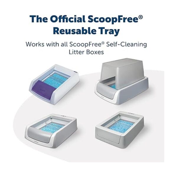 Bandeja reutilizable de aserrín para gatos ScoopFree con