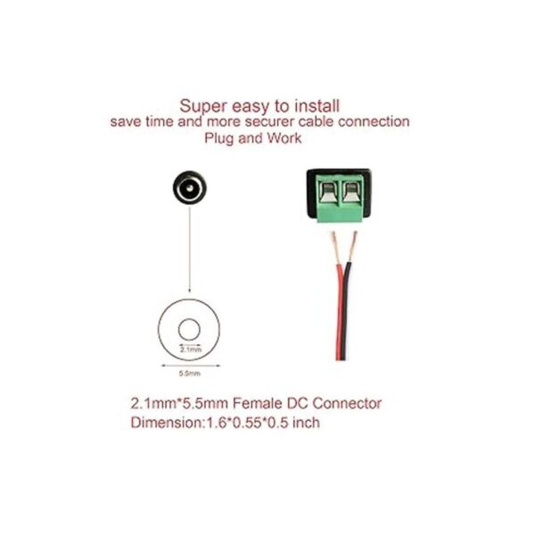 DAYKIT 10 pares de adaptadores de enchufe de alimentación_2