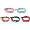 Ewanda store Lindo collar de piel con diamantes de