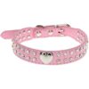 Ewanda store Lindo collar de piel con diamantes de
