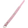 Ewanda store Lindo collar de piel con diamantes de