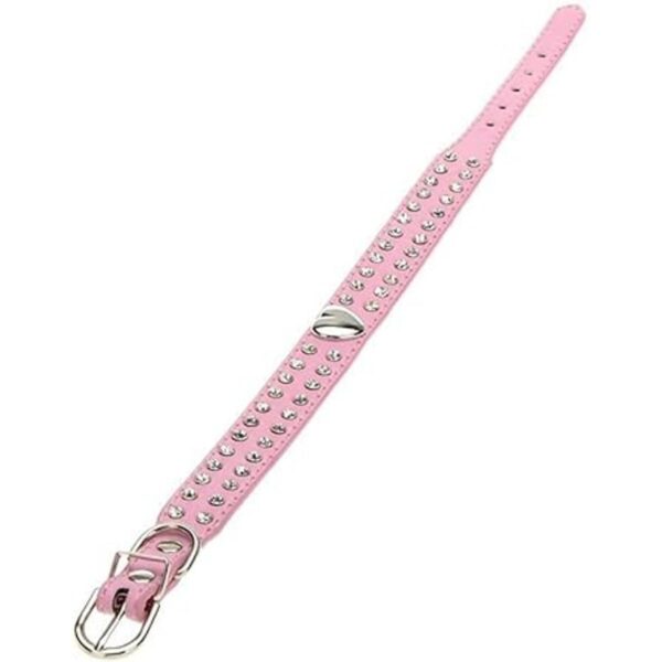 Ewanda store Lindo collar de piel con diamantes de