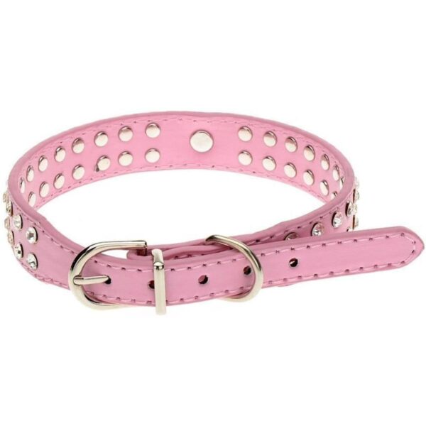 Ewanda store Lindo collar de piel con diamantes de