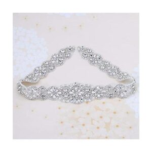 FANGZHIDI Apliques de diamantes de imitación para novia_1