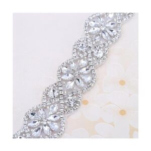 FANGZHIDI Apliques de diamantes de imitación para novia_4
