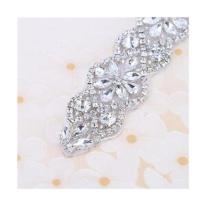 FANGZHIDI Apliques de diamantes de imitación para novia_5