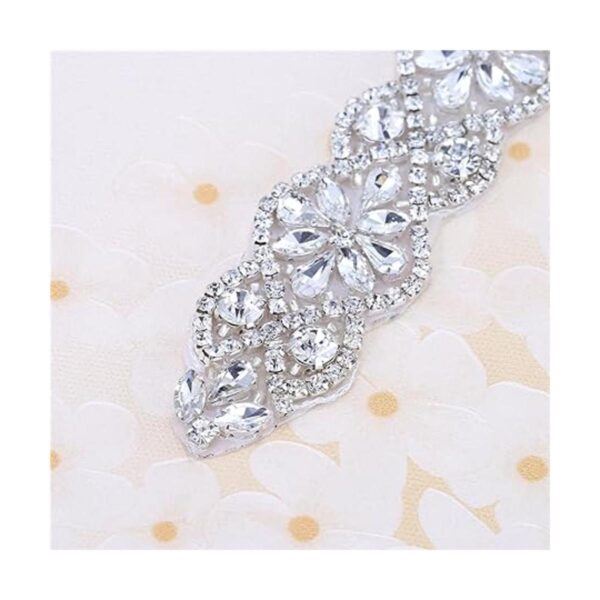 FANGZHIDI Apliques de diamantes de imitación para novia_5
