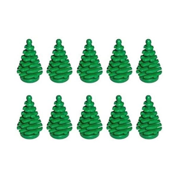 LEGO NUEVO 10 PCS Verde Pino rbol pequeño tren de 2 x 2 x_1