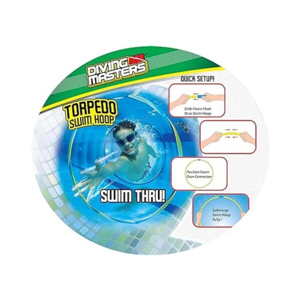 Prime Time Toys Diving Masters Torpedo Juego de 2 aros de_2