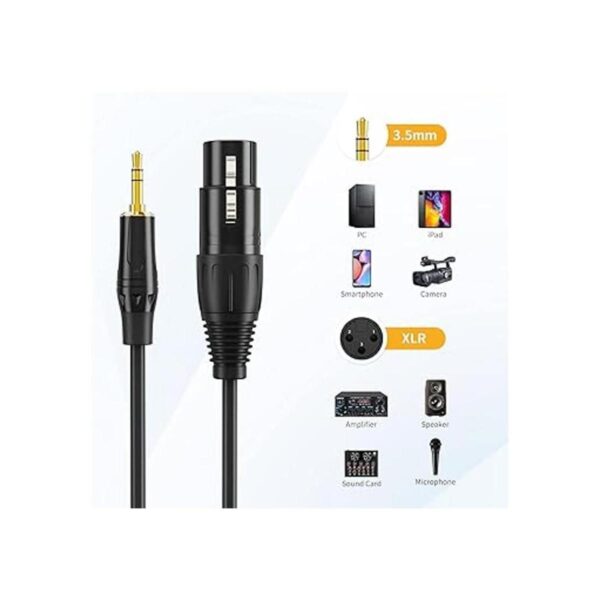 CableCreation 18 pulgadas Cable XLR de 0.138 in a XLR_5