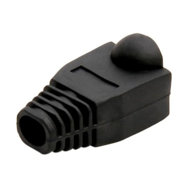 Bluesky 100 Pcs Negro suave de plástico CAT5e CAT6_3