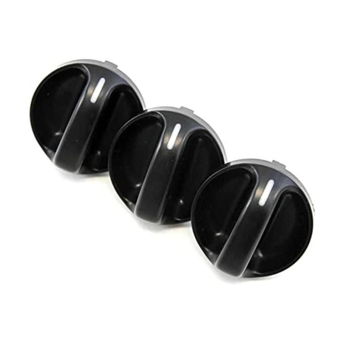 Set de 3 perillas de control para calentador de CA o de