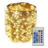 ER CHEN Cadena de luces LED regulables 165 pies 500
