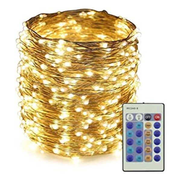 ER CHEN Cadena de luces LED regulables 165 pies 500
