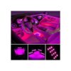 Luces LED de interior de carro 4 tiras de 36 LED 12 V CC_1