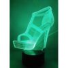 Lámpara de ilusión LED de luz nocturna 3D de tacón alto_2