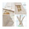 Casa de juego para niños Lavievert tipi indio de lona con_3