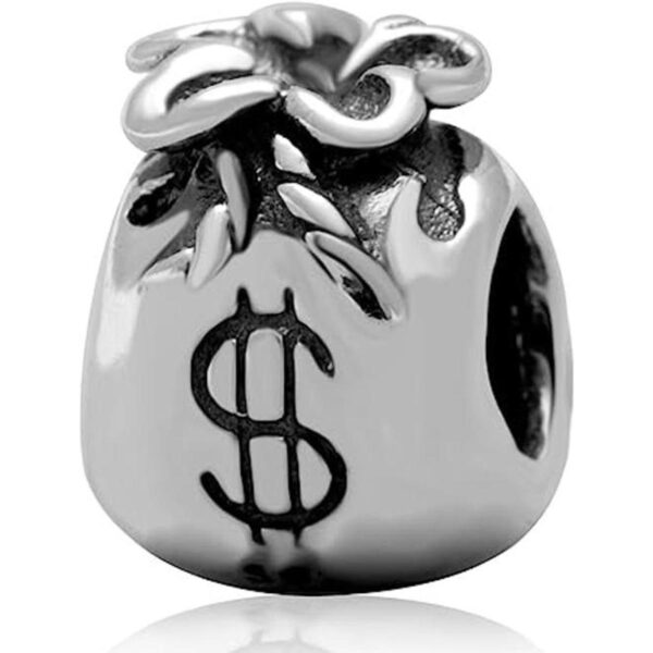 Cuentas de plata de ley 925 con bolsillo para monedero_1