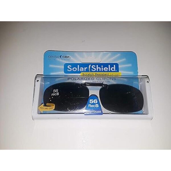 Gafas de sol con clip para gafas de sol REC 5 56 NEGROGRIS_2