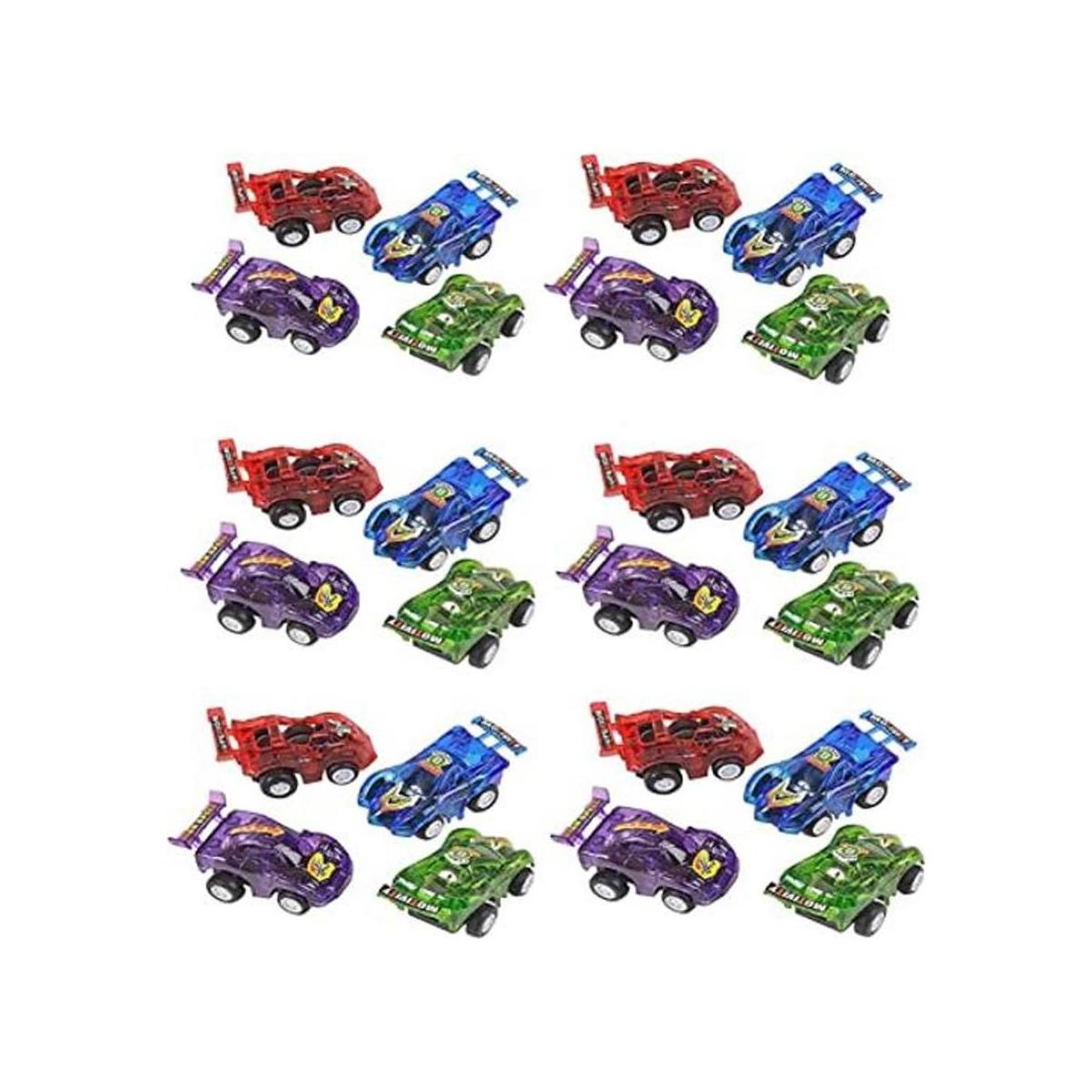Set de 24 autos de carrera con tracción de 2.5 n Para