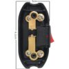 Interruptor de CA 250V 6A con cable alineado para
