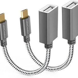 CableCreation Paquete de 2 Cable micro USB 2.0 OTG_1
