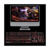 Rii RK100 teclado con retroiluminación LED de 3 colores