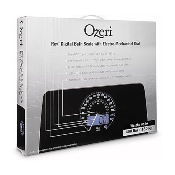 Báscula digital de baño Ozeri Rev con dial de peso_6