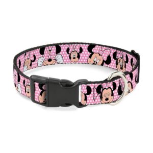 Collar de perro con hebilla y clip de plástico Minnie_1