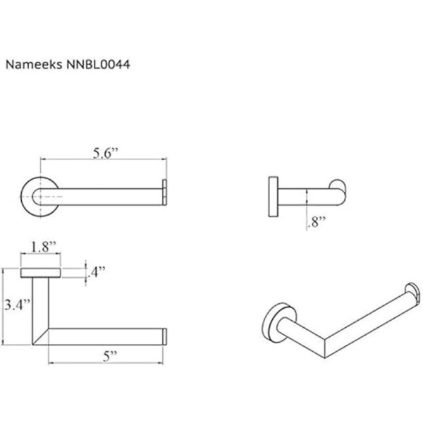 Nameeks NNBL0044 Grand Hotel Soporte para papel_2