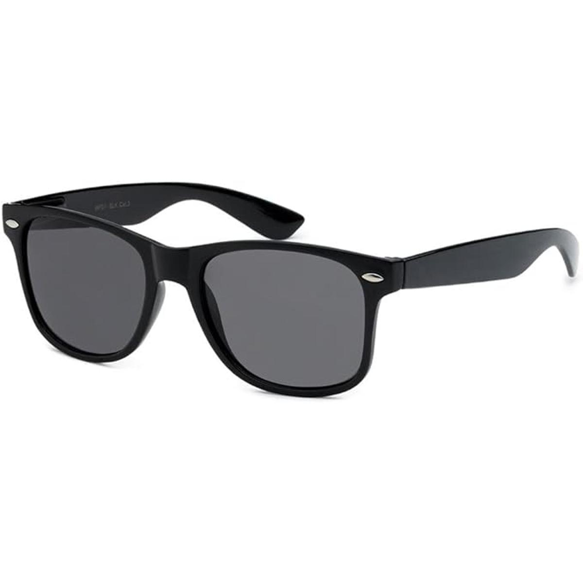 SOS Retro Rewind Gafas de sol polarizadas negro estilo