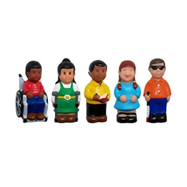 Get Ready Kids Figuras de juego de amigos con discapacidades_1