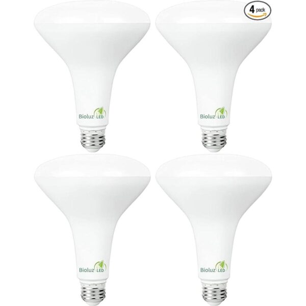 Bioluz Paquete de 4 bombillas LED BR40 de 3000 K blanco_1