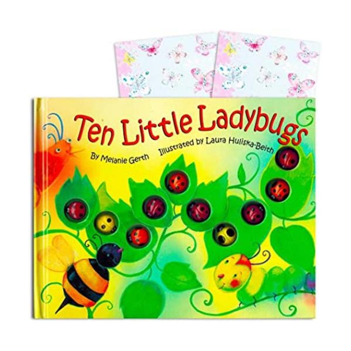 Titoland Libro de diez pequeñas mariquitas para niños