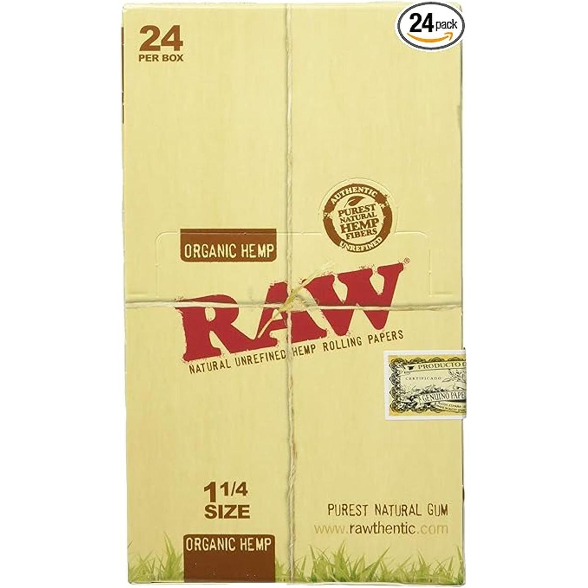 Raw Unrefined Organic 1.25 1 14 Tamaño de papel de liar