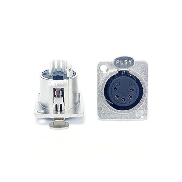 CESS 5 pines XLR hembra conector Panelchasis montaje_3