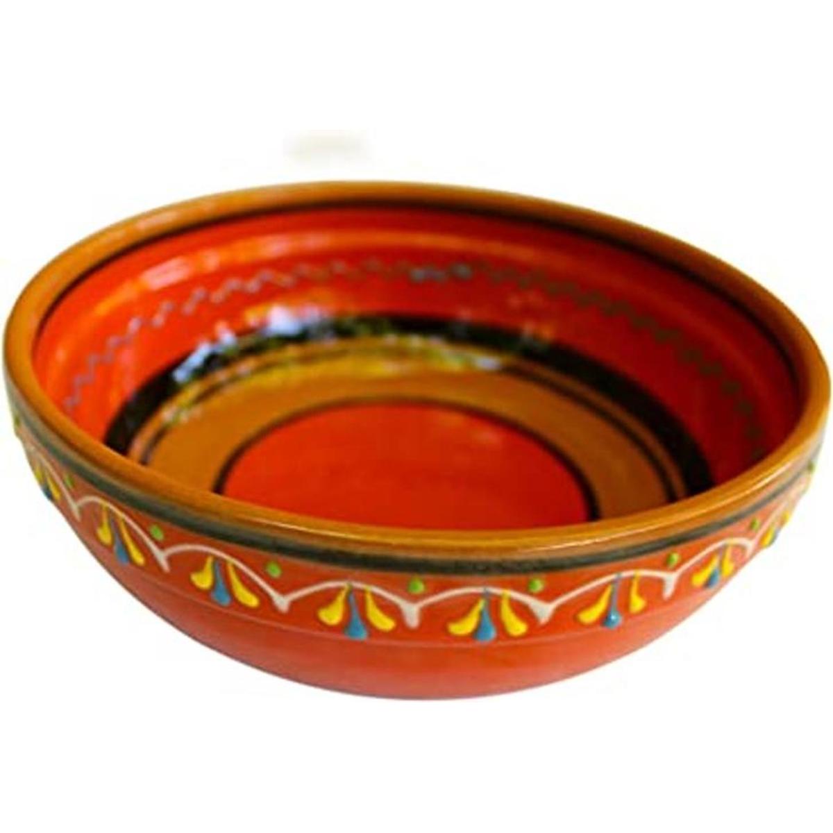 Terracota Naranja Deep Dish pintada de España