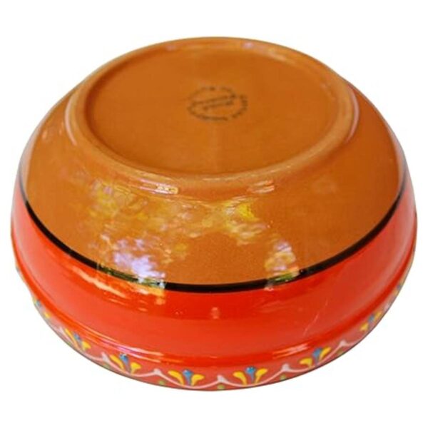 Terracota Naranja Deep Dish pintada de España_4