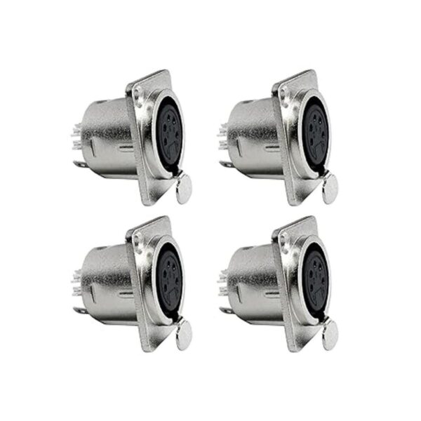 CESS 5 pines XLR hembra conector Panelchasis montaje_2