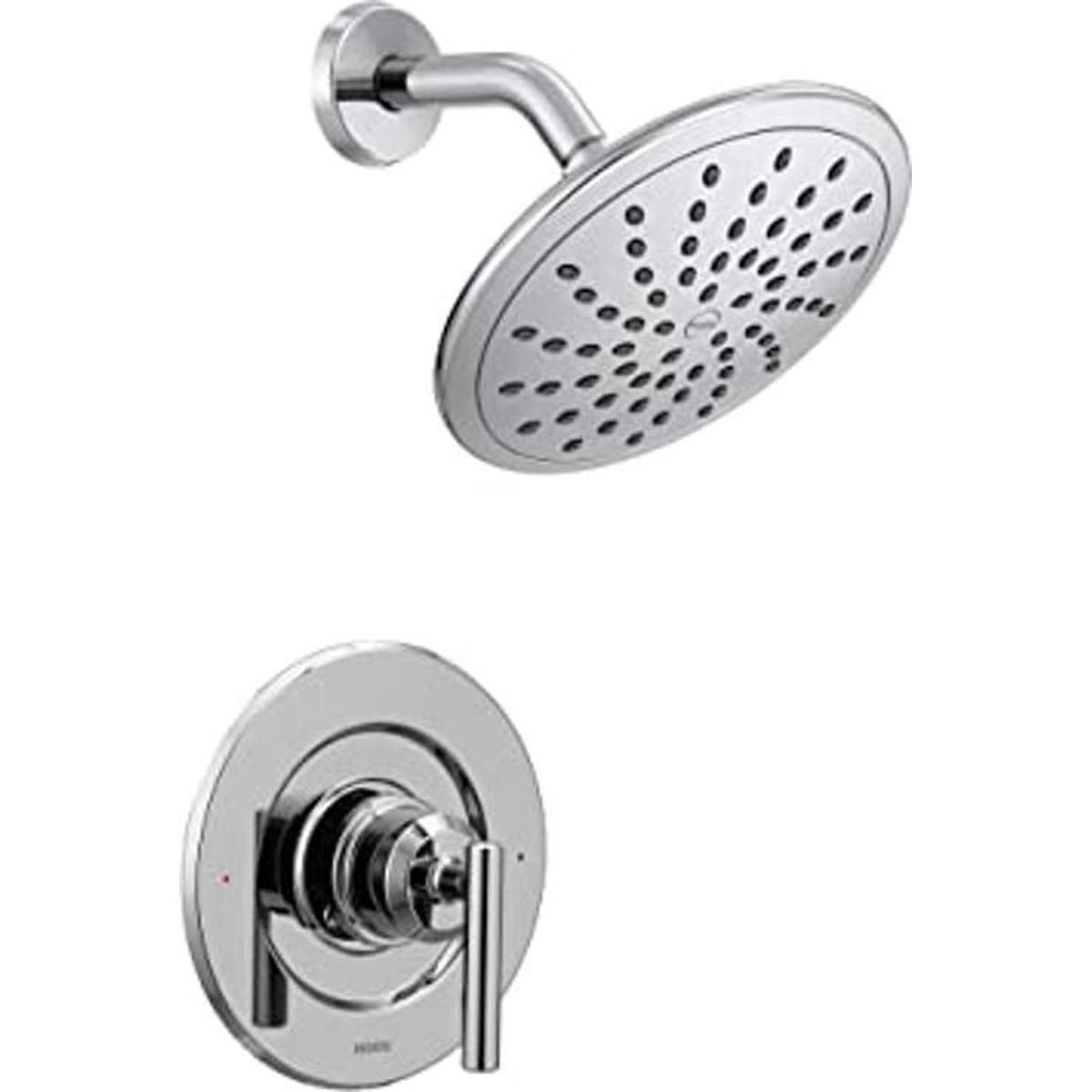 Moen Gibson Moldura de ducha moderna de equilibrio de