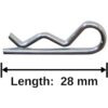 Apex RC Products 110 Clips de acero galvanizado para_4