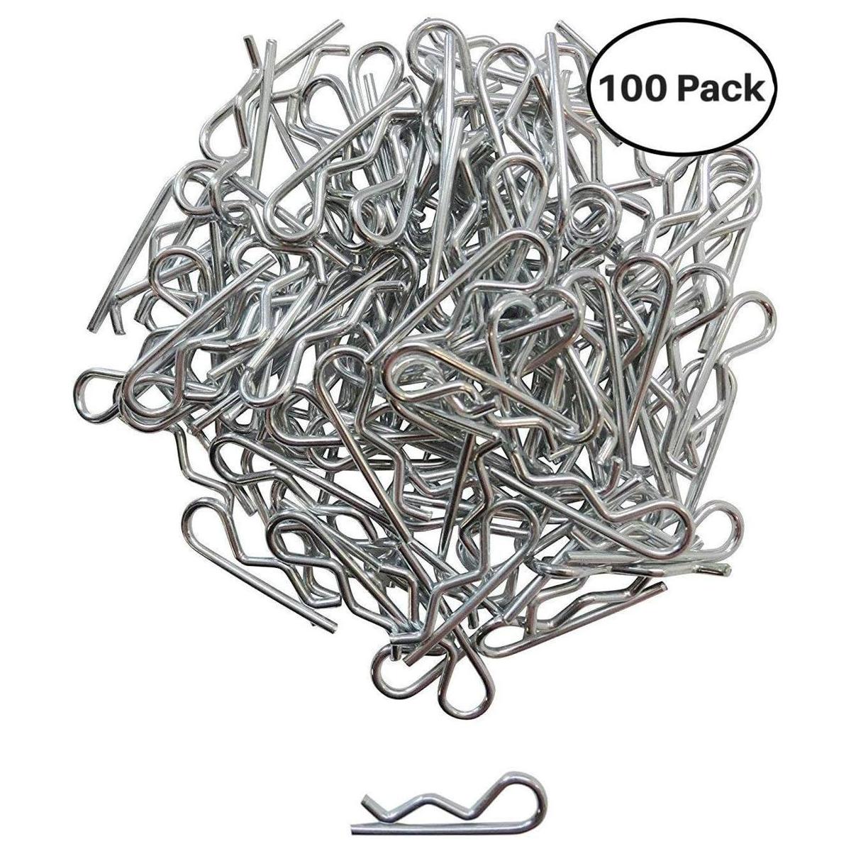 Apex RC Products 110 Clips de acero galvanizado para