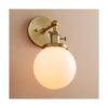 Pathson Aplique de pared industrial con globo blanco luz_3