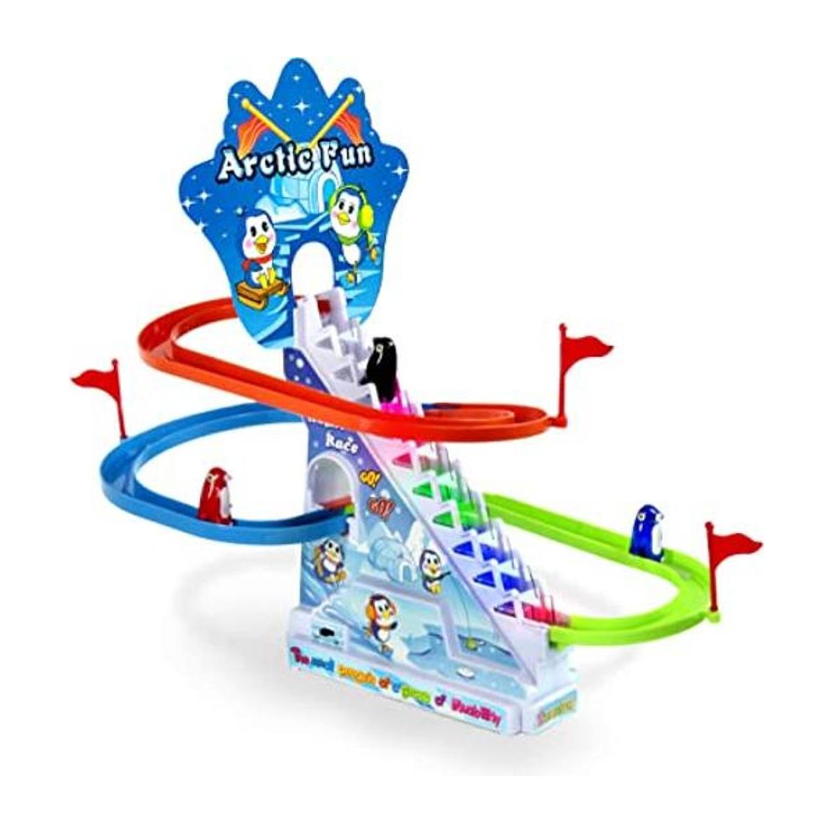 Haktoys Arctic Fun Juego de carreras de pinginos