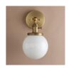 Pathson Aplique de pared industrial con globo blanco luz_4